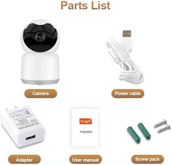 Home Security Camera, Tuya 3MP Indoor Pan-Tilt Smart Camera - Image 9