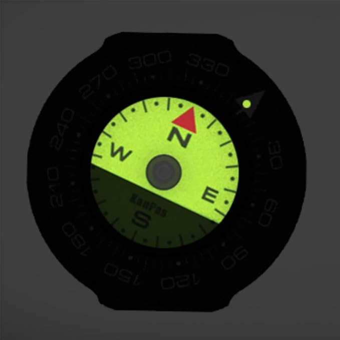 KanPas Mini Button Map Compass - Image 6