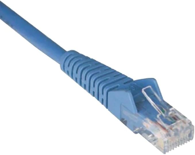 Tripp Lite Cat 6 Gigabit Blue Snagless Molded Patch Cable RJ45M/M by TrippLite