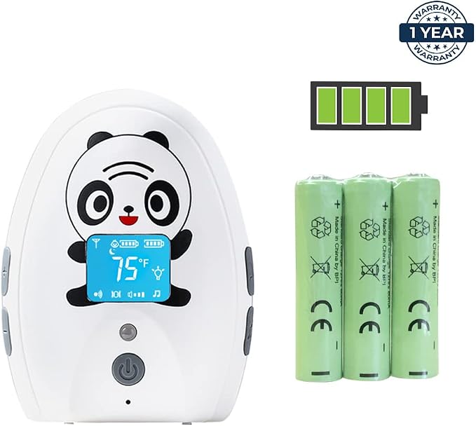 Audio Baby Monitor TimeFlys Mustang Panda, Both Unit Portable, Talk Back - Image 7