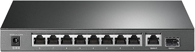 TP-Link 8 Port Gigabit PoE Switch | 8 PoE+ Ports @63W, w/ 1 Uplink Gigabit Port - Image 3