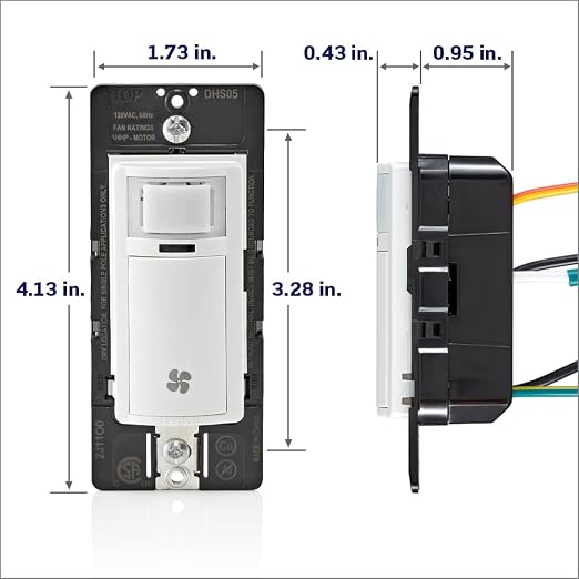 Leviton Humidity Sensor Switch for Bathroom Exhaust Fan, Automate Ventilation - Image 16