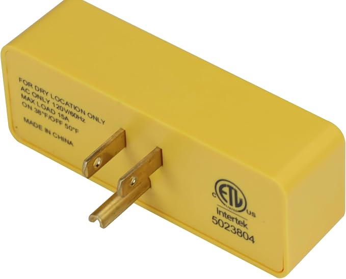 HEATIT ET-21 Freeze Thermostatically Controlled Outlet On at 38F /Off at 50F - Image 8