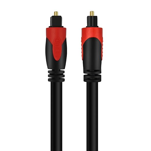 3FT Optical Audio Cable, Digital Audio Fiber Optic Cable Toslink, Flexible - Image 4