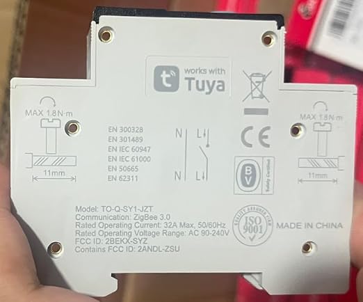 TONGOU ZigBee DIY Smart Switch 32A| DIN Rail Switch| 1P+N 90-240VAC| Real-time - Image 9