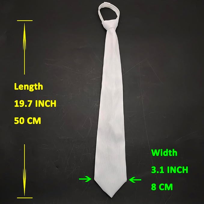 LED Neck Ties for Men Party Fiber Optic Light Up Necktie Bar Rave Funny Glow - Image 6