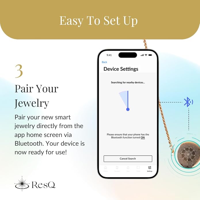 ResQ Jewelry, Maitri Smart Bluetooth Safety Bracelet, Discreet Wearable Safety - Image 8