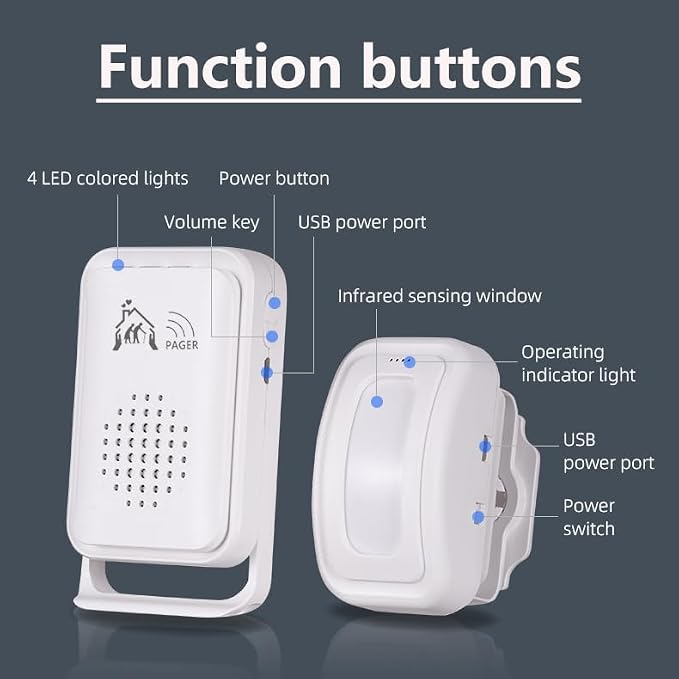 Bed Alarm for Elderly Adults Wireless,Bed Sensor Alarm and Fall Prevention for - Image 6