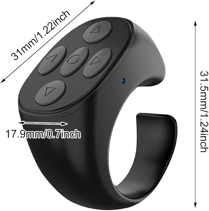 Fingertip Wireless Bluetooth Remote Control, TIK-to-k Remote Control APP Kindle - Image 9