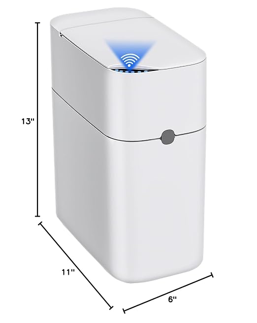 CTIME Touchless Automatic Bathroom Trash Can - Image 10
