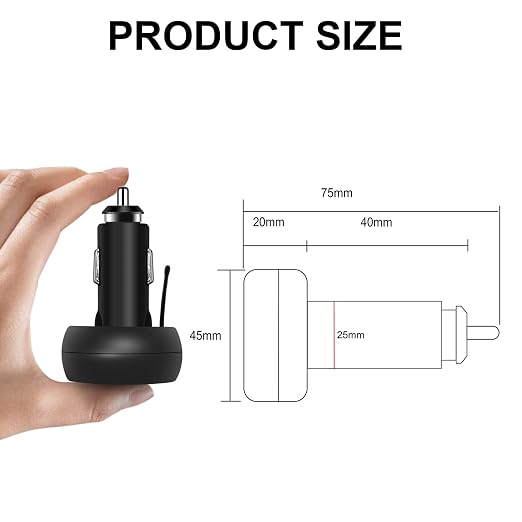 3 in 1 Car Voltmeter, USB Charger Adapter Auto Cigarette Lighter Plug Voltage - Image 7