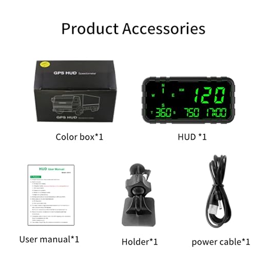 Heads Up Display for Car Digital GPS Speedometer kit MPH Odometer Automotive - Image 6