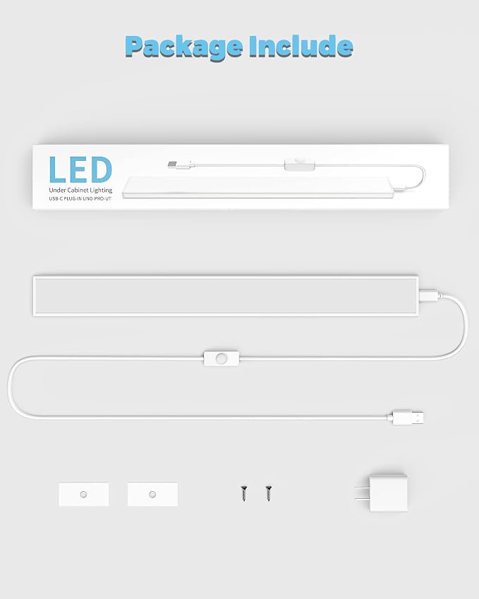 ASOKO Plug-in Under Cabinet Lighting, 16Inch LED Workbench Lights - Image 8
