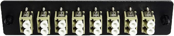 RiteAV LGX Footprint Fiber Optic Cable LC Adapter Patch Panel 8 Ports Loaded - Image 3