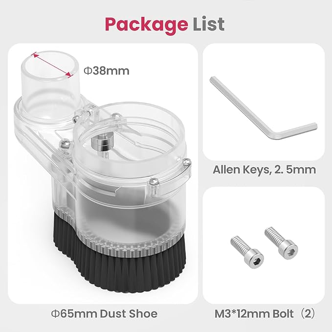 65mm CNC Dust Shoe, Compatible - Image 7