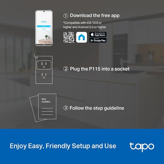 TP-Link Smart Plug Wi-Fi Mini, Energy Monitoring, Compatible - Image 9