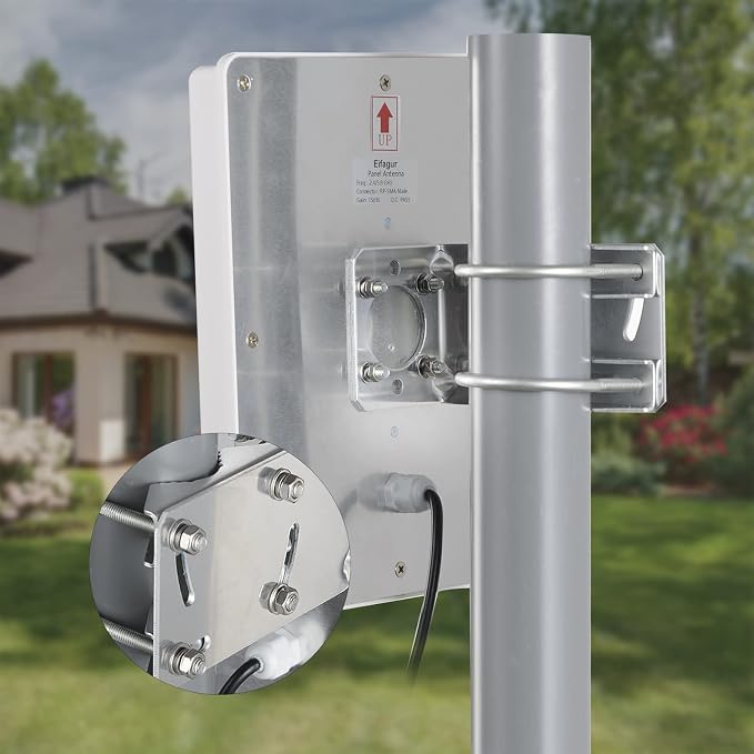 Outdoor 15dBi Dual Band WiFi 2.4GHz 5GHz 5.8GHz Long-Range Directional Panel - Image 8