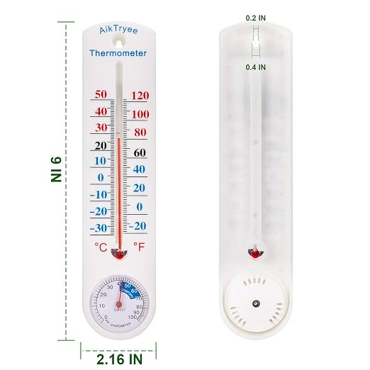 Outdoor Indoor Hygrometer Thermometer, Humidity Monitor, Temperature Humidity - Image 8