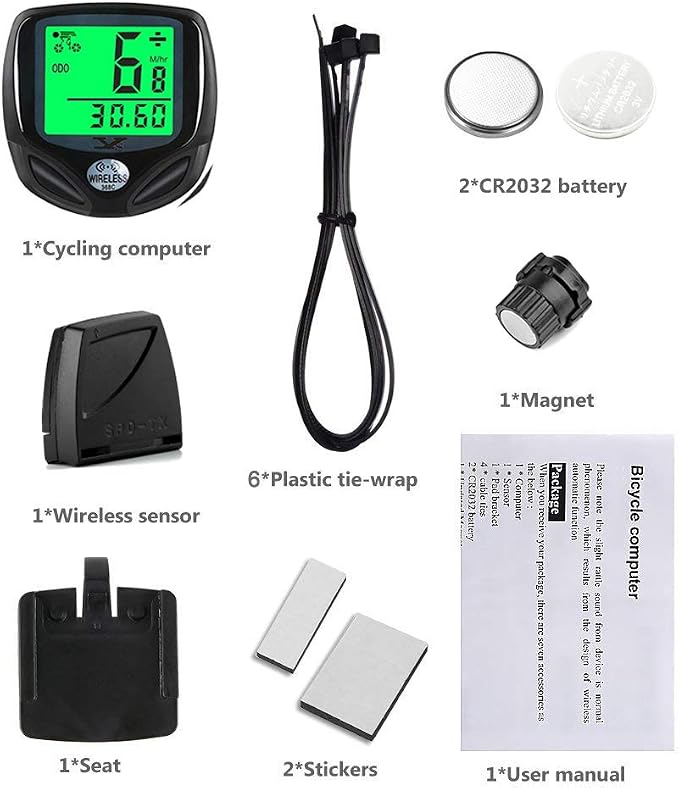 SY Bicycle Speedometer and Odometer Wireless Waterproof Cycle Bike Computer - Image 7