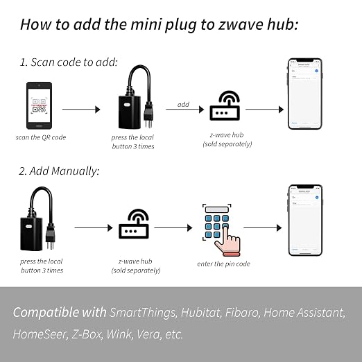 Minoston Z-Wave Plug 800 Outdoor Dimmer Zwave Dimmable Smart Plugs Outlet Switch - Image 9