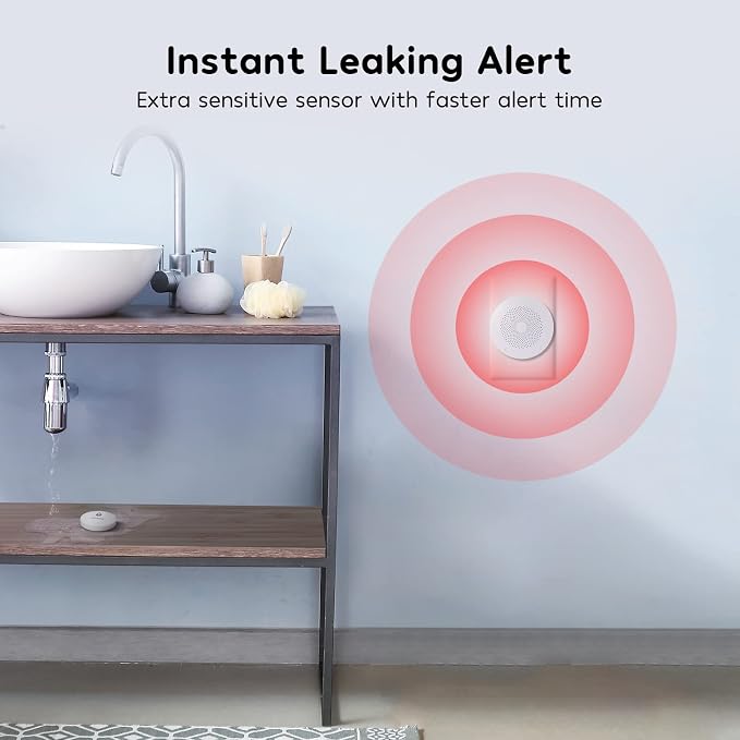 Winees WiFi Water Detector, 3 Pack Water Sensors - Image 7