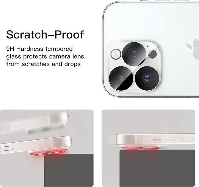 JETech Camera Lens Protector for iPhone 14 Pro 6.1-Inch and iPhone 14 Pro Max - Image 7