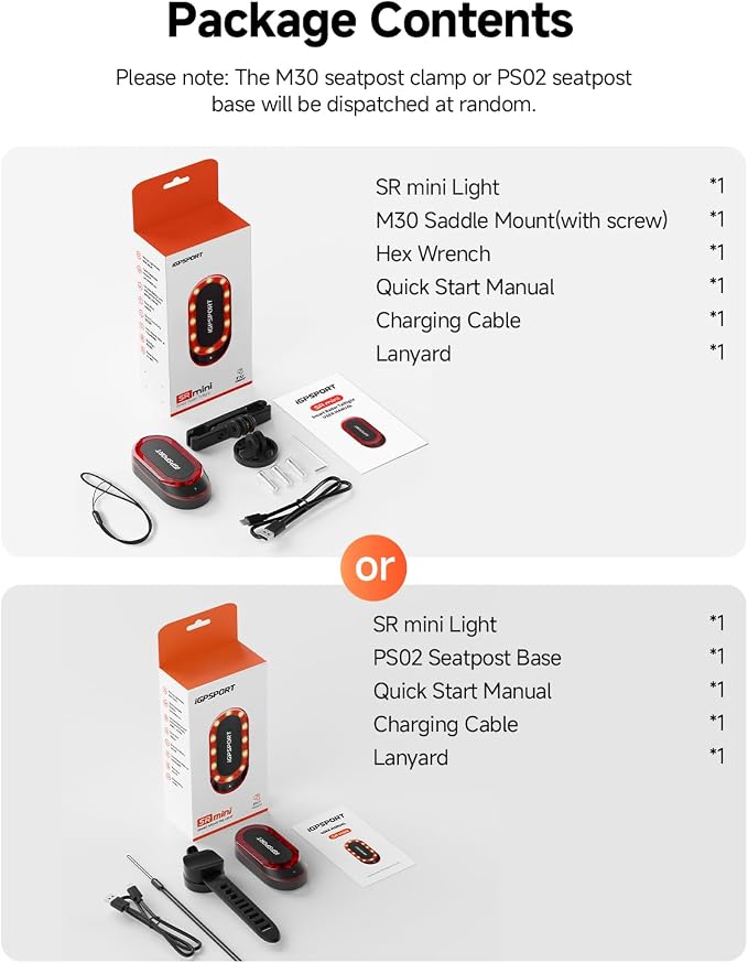 iGPSPORT SR mini Radar Bike Light, 160M Monitoring Distance 20H Battery Life - Image 9