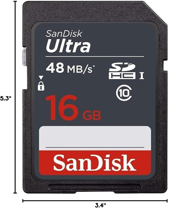 5 Pack - SanDisk Ultra 16GB SD SDHC Memory Flash Card UHS-I Class 10 Read Speed - Image 5