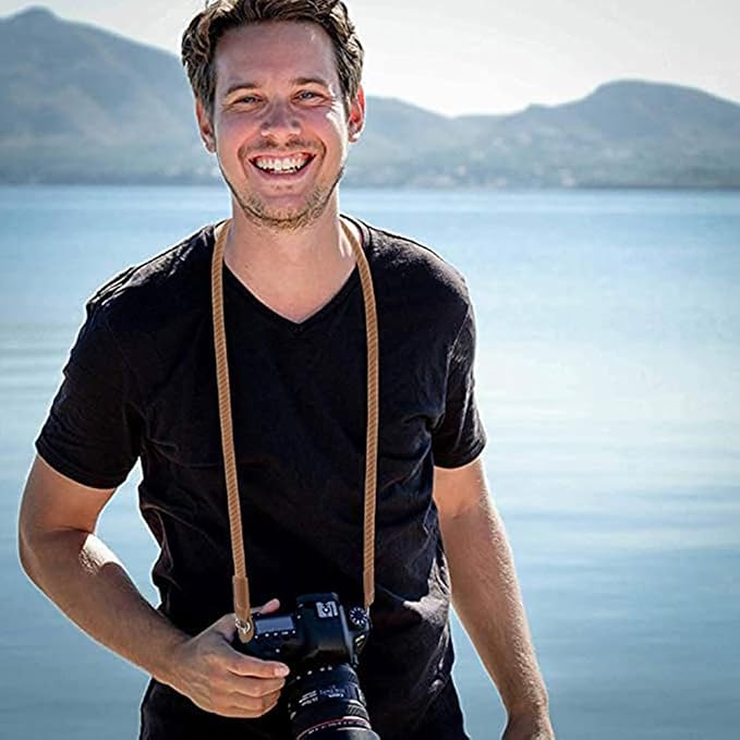Camera Strap Vintage 100cm Camera Rope Strap Neck Shoulder Belt Strap - Image 6
