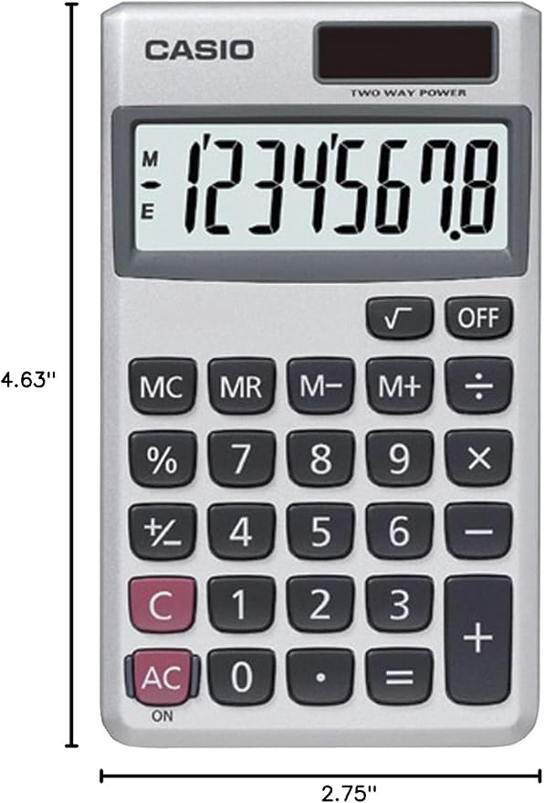 Casio SL-300SV Standard Function Desktop Calculator | General Purpose | Large - Image 2