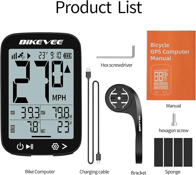 GPS Bike Computer Wireless Cycling Computer - Image 9