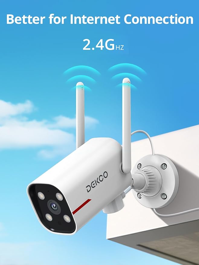 DEKCO 4 Pack Wired Home Camera Outdoor - Image 8