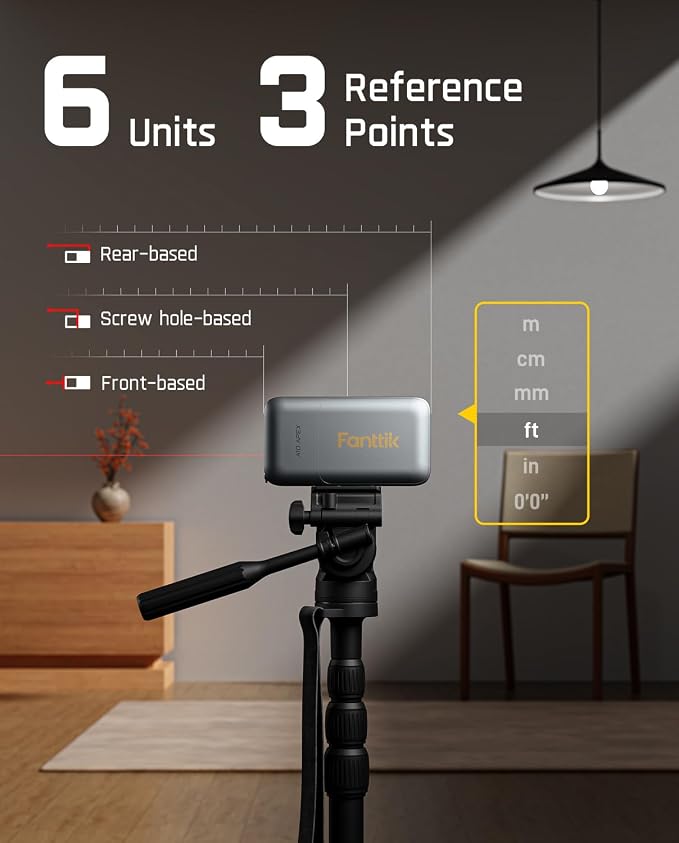 Fanttik A10 Pro 2-in-1 Digital Laser Tape Measure - Image 9