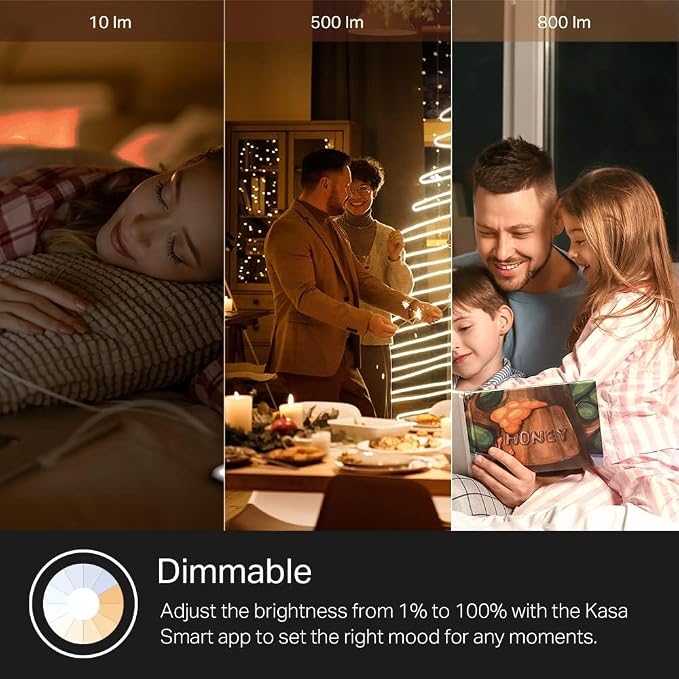 Kasa Smart Light Bulbs, Full Color Changing Dimmable Smart WiFi Bulbs Compatible - Image 11