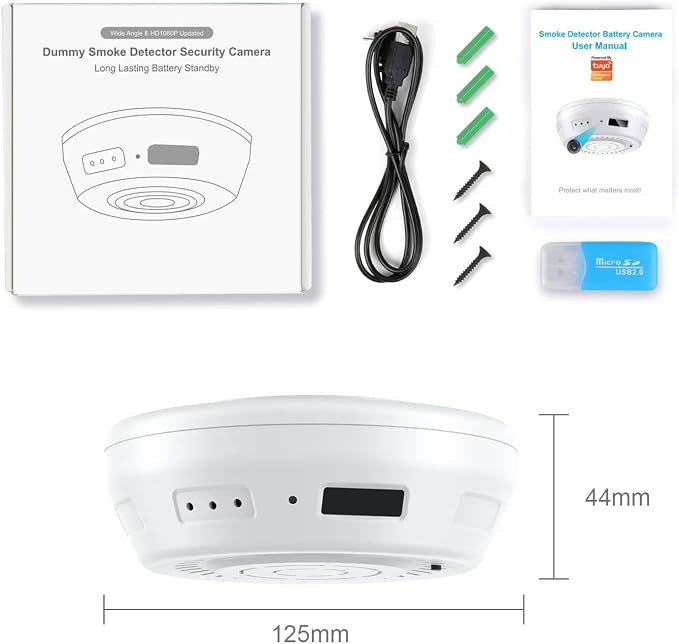 Hidden Camera Smoke Detector Wireless WiFi - Image 8
