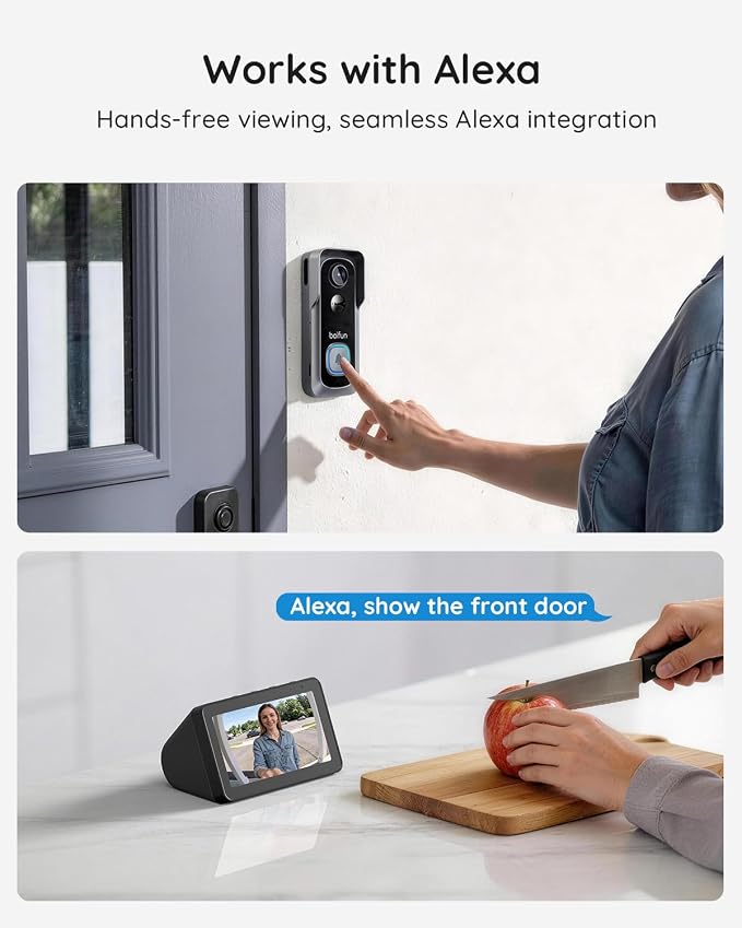 BOIFUN 5MP Video Doorbell Camera Wireless – Sharper Than 2K, No Subscription - Image 9