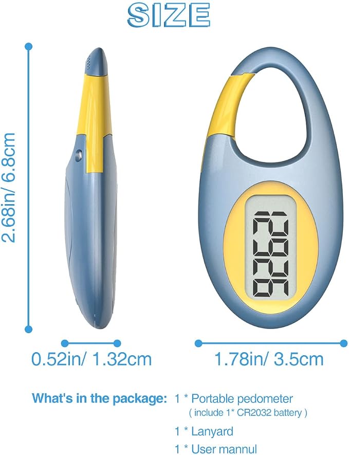 Simple 3D Step Counter, Walking Pedometer, Steps Tracker - Image 7