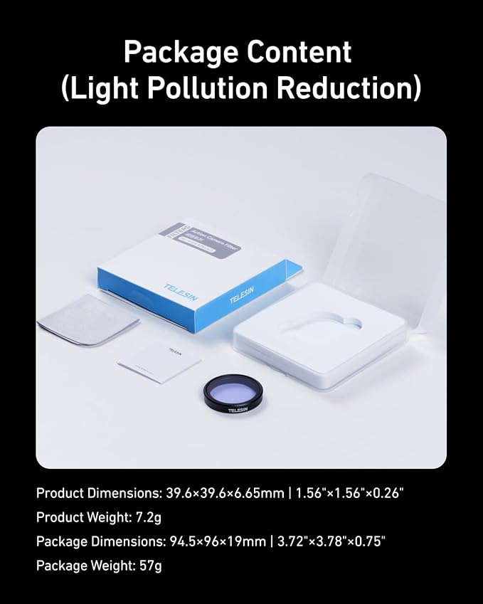 TELESIN LPR Light Pollution Reduction Filter - Image 7