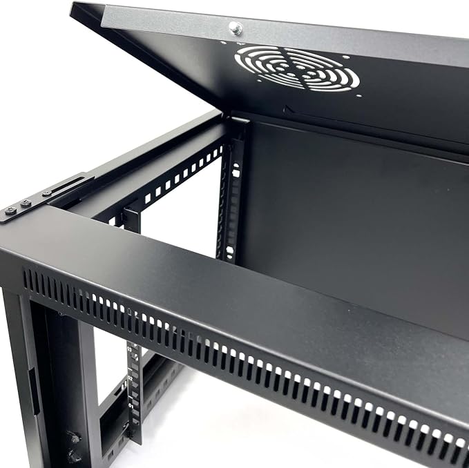 Aeons 6U FlexFrame Folding Wall Mount Server Cabinet 19-inch Fold-Out Rack - Image 7