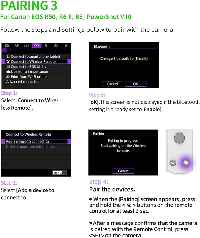 for Canon Tripod with Rechargeable Remote Control - Image 9
