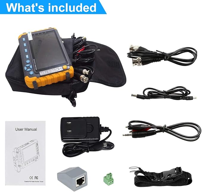Anpviz 5 Inch 4 in 1 CCTV Monitor Tester, AHD/TVI/CVI/CVBS Coaxial Analog Video - Image 9