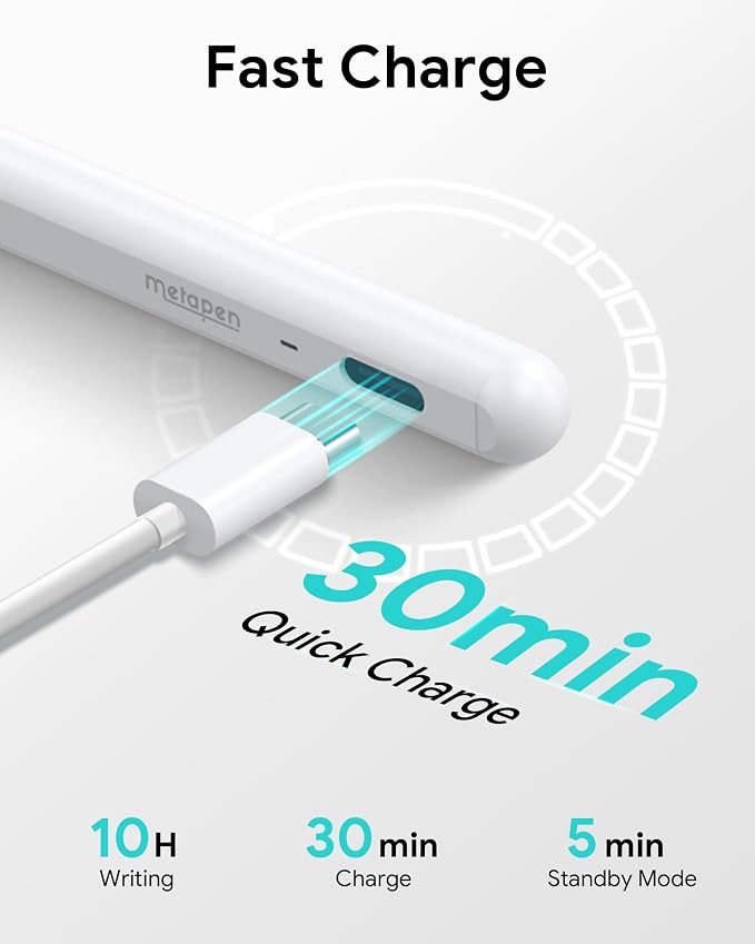 Metapen A11 iPad Pencil A16 Fast Charge Stylus Pen - Image 4