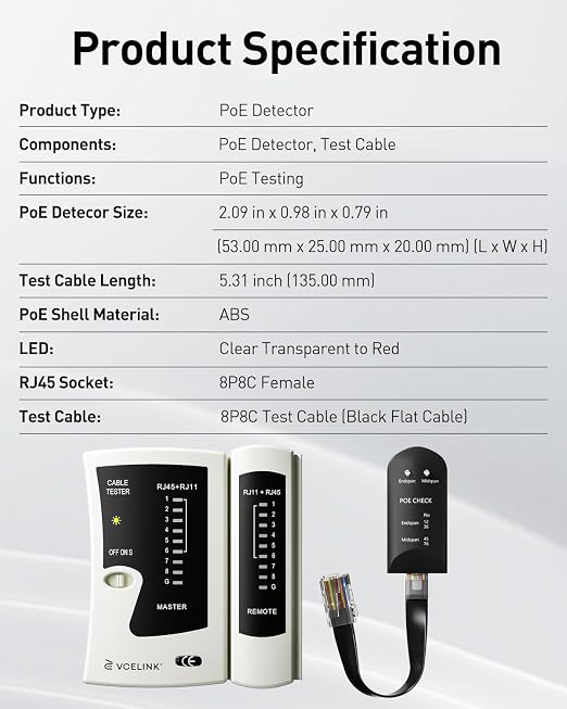 VCELINK Network Cable Tester - Image 9