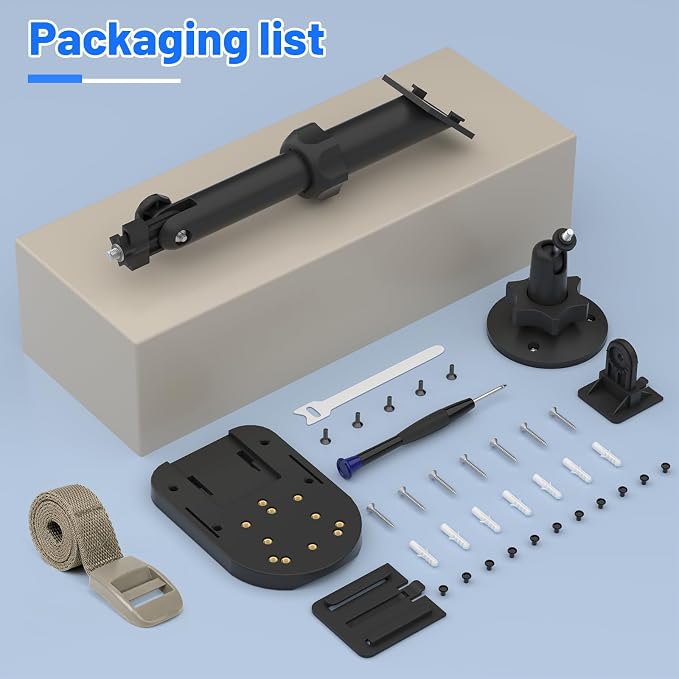 Universal 2-in-1 Wall Mount for Solar Panel & Camera-Compatible - Image 7