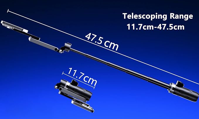 4 in 1 Magnetic Tripod Pocket Selfie Stick Extends to 1.5ft Cell Phone Stand - Image 9