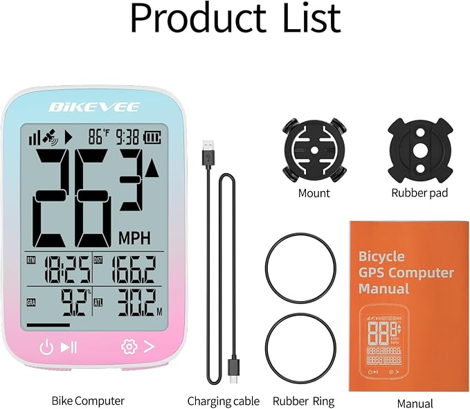 GPS Bike Computer Wireless Cycling Computer - Image 9