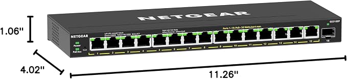 NETGEAR 16-Port PoE Gigabit Ethernet Easy Smart Essentials Switch - Image 7