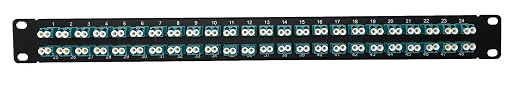 Ultra Spec Cables 1U 48port High Density Patch Panel, Loaded by UltraSpecCables