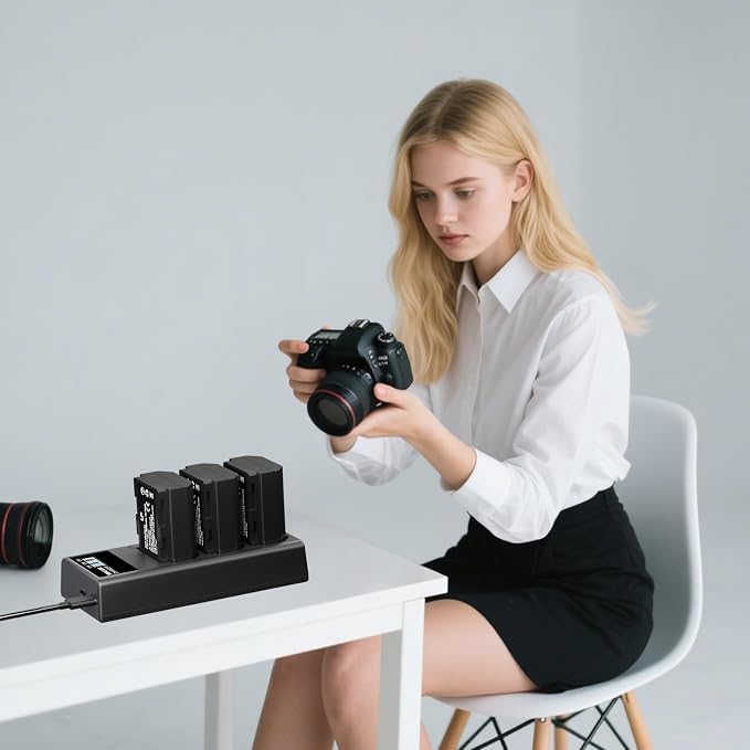 LP NP-FZ100 Battery Charger, 3-Slot USB Charger - Image 7