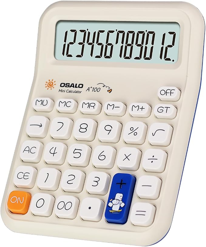 Pendancy Cute Calculator for Kids, Cute Small Calculators Desktop 12 Digit - Image 9